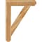 Ekena Millwork Traditional Craftsman Rough Sawn Bracket, Western Red Cedar, 6"W x 34"D x 46"H BKT06X34X46TRA04RWR - alternate 2